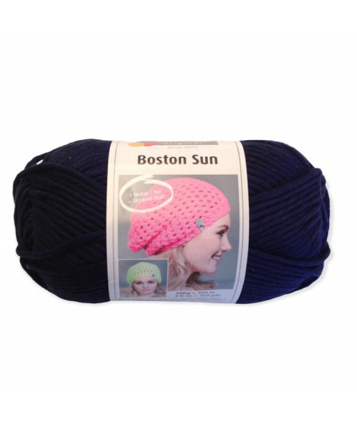 Gomitolo cotone Boston Sun 100gr blu n°054