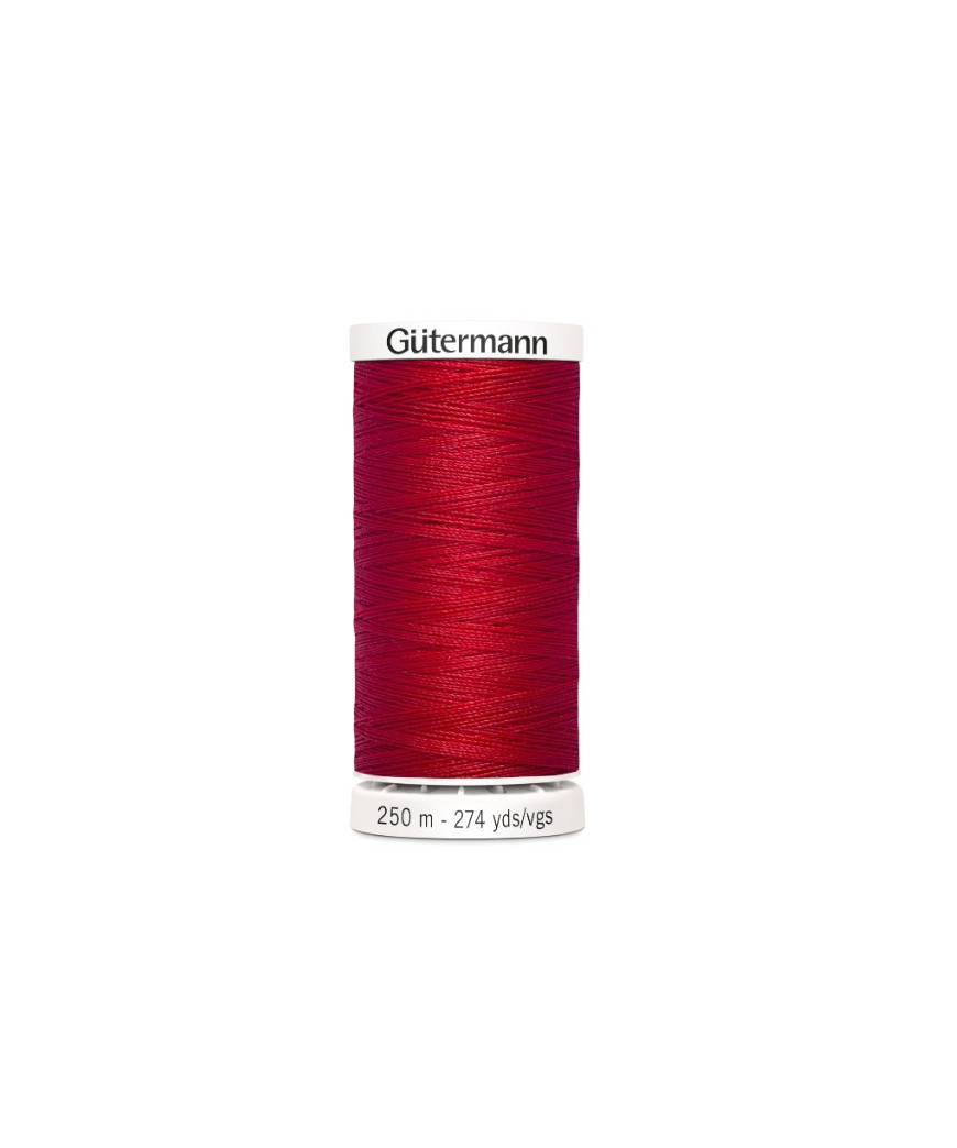 Cucitutto Filo Sintetico per Cucito Gutermann Colore Rosso 250 Metri