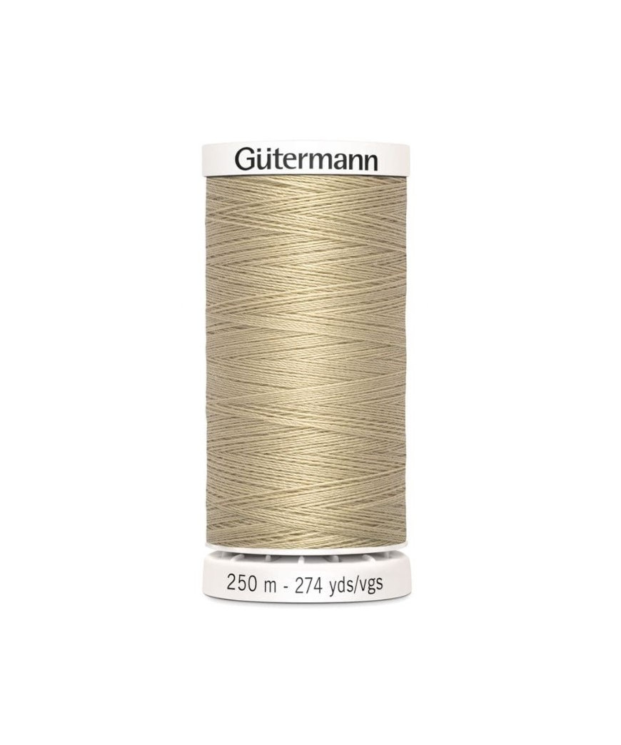 Cucitutto Filo Sintetico per Cucito Gutermann Colore Crema 250 Metri