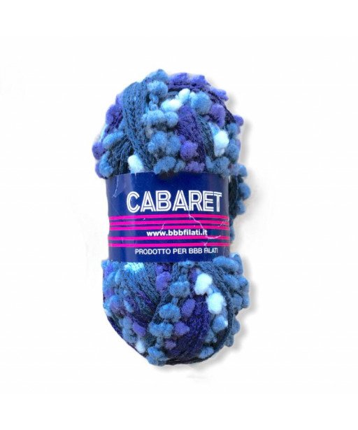 Gomitolo lana Cabaret 50gr, mix blue n°17