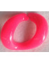 Anello Ovale Per Catene e colane In PVC Misura Cm 6 Fuxia Fluo