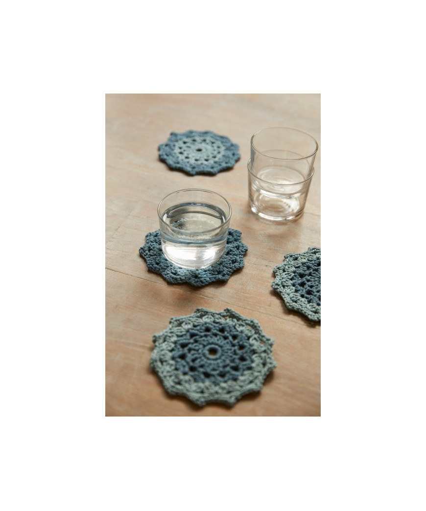 Kit Uncinetto - I sottobicchieri mandala CR100K