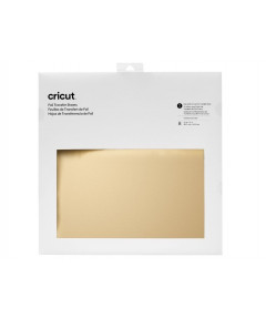 CRICUT TRANSFER FOIL 8 FOGLI DI LAMINA OROFogli di lamina per dorature color oro cm 30,5×30,5CR2008718