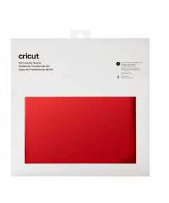 CRICUT TRANSFER FOIL 8 FOGLI DI LAMINA ROSSOFogli di lamina per dorature color rosso rubino cm 30,5×30,5CR2008721