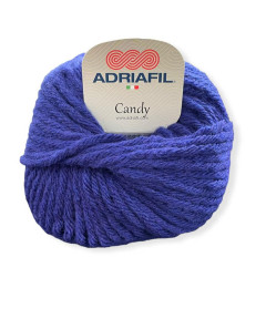 Gomitolo lana Adriafil Candy 100gr 100mt Colore Bluette n°34-Ferri Consigliato n°9