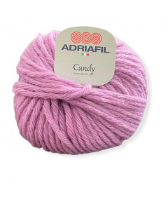 Gomitolo lana Adriafil Candy 100gr 100mt Colore Rosa n°41-Ferri Consigliato n°9