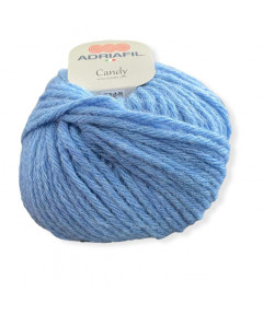 Gomitolo lana Adriafil Candy 100gr 100mt Colore Azzurro n°42-Ferri Consigliato n°9