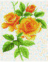 DIAMOND DOTZ diamond painting kit Yellow Rose Bouquet