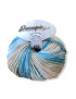 Gomitolo Decapè Color 100% cotone pima, 100g, mix azzurro n°7