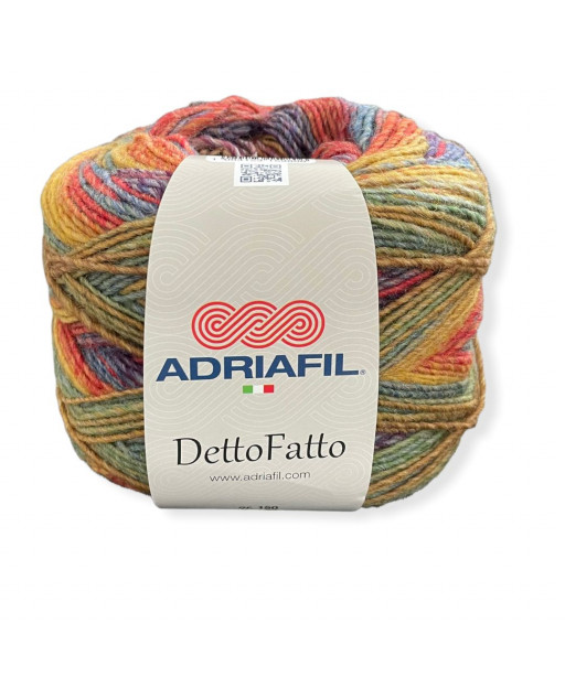 Gomitolo ADRIAFIL "detto fatto" 150gr, mix color n°81