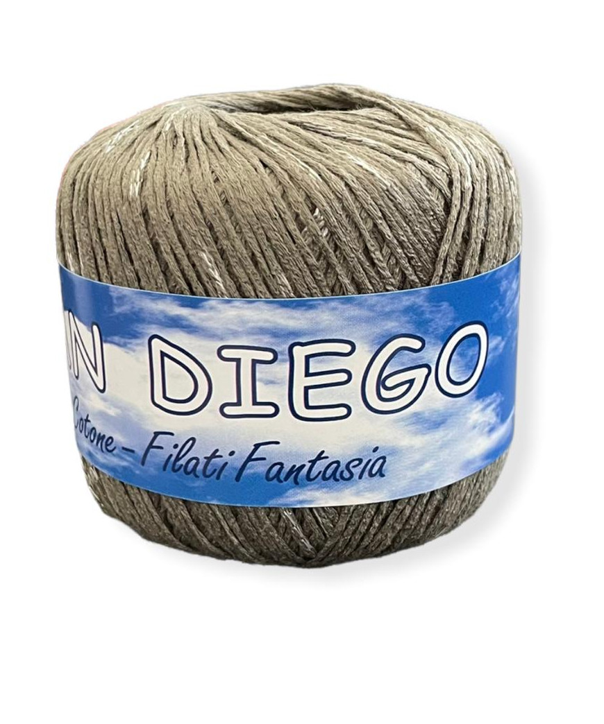 Gomitolo cotone San Diego 50gr, MARRONE n°90