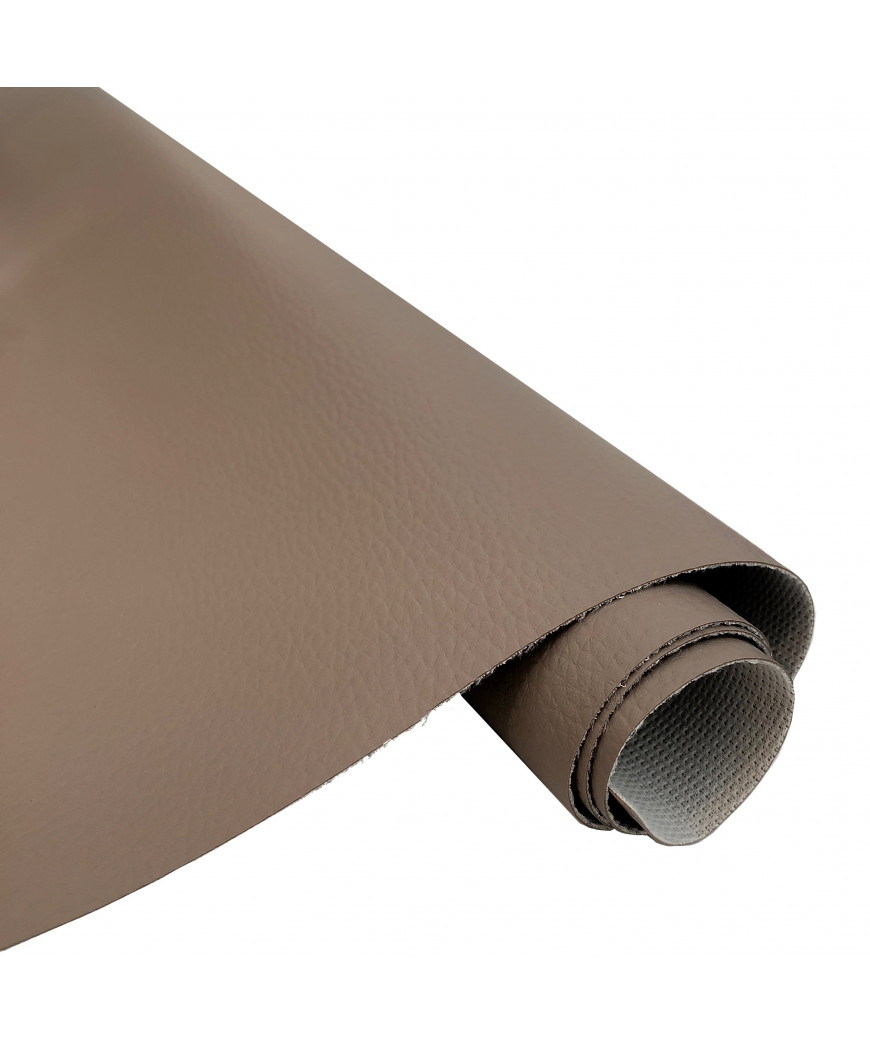 Tessuto Ecopelle Spessore 1mm c/a Prezzo per 50XH140 Colore Tortora