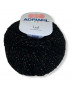 Gomitolo lana Adriafil Led 50gr 185mt Colore mix nero lurex n°29 Ferri Consigliati n° 4