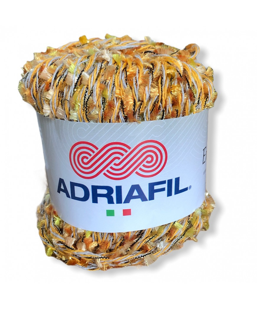 Fialto Gomitolo cotone Adriafil energia 50gr 70mt Colore Giallo  n°70 Ferri Consigliati n°5