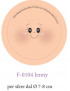 Faccina Jenni Cm18 Occhini Ovali Per Sfere 7-8 cm