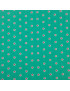 TESSUTO CRÈATIONS FRACE FANTASIA VERDE POIS ROSSO F463