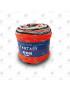 Gomitolo Lana Fantasy 150gr Mix Arancione Fluo/Grigio/Nero n°30