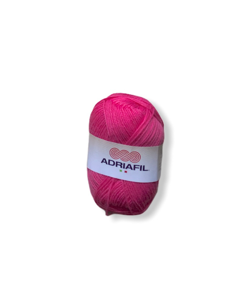 Filato Gomitolo Filobello 50gr 150mt-Colore Fuxia°31 Ferri consigliati n°4