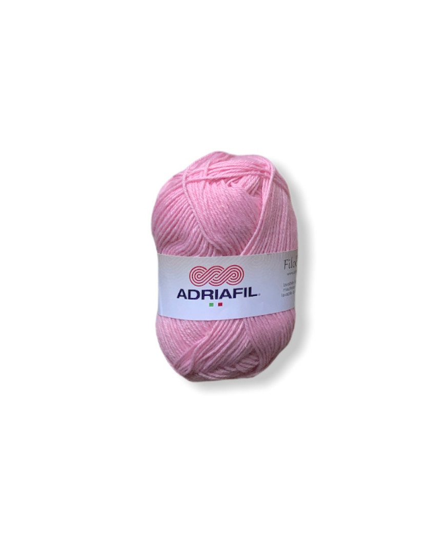 Filato Gomitolo Filobello 50gr 150mt-Colore Rosa °39 Ferri consigliati n°4