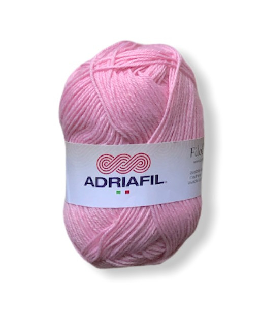 Filato Gomitolo Filobello 50gr 150mt-Colore Rosa °39 Ferri consigliati n°4