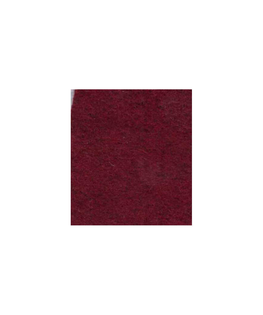 Feltro Tinta Unita Spessore 3mm 50x100cm Rosso Rubino Melange