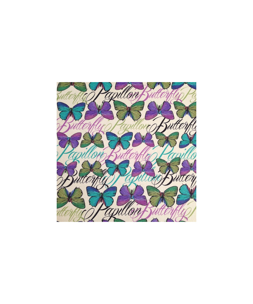 FELTRO STAMPATO BUTTERFLY mm1 misura cm 50x70 codice FLSG/ST53