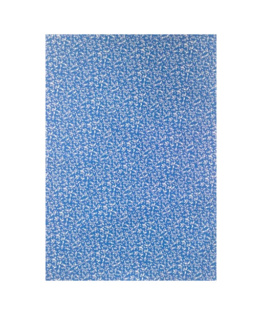 FELTRO STAMPATO BLUETTE FIORI BIANCHI mm1 misura cm 50x70 codice FLSG/ST78