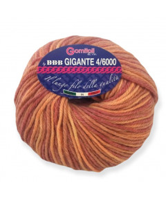 LANA GIGANTE MIX ARANCIO COL N°828