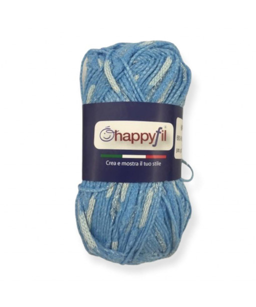 COTONE LAME' HAPPY CHIC AZZURRO COL N° 06