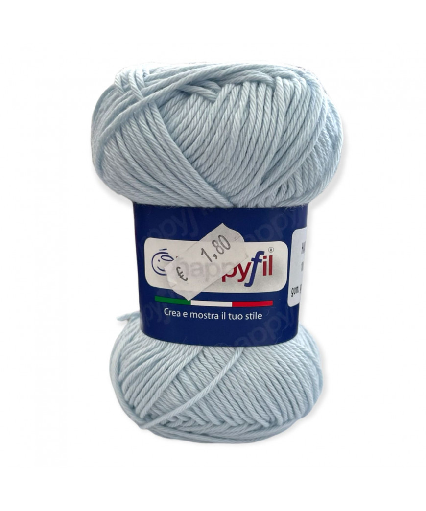 Gomitolo cotone happy fresh picnic 50gr, azzurro n°11