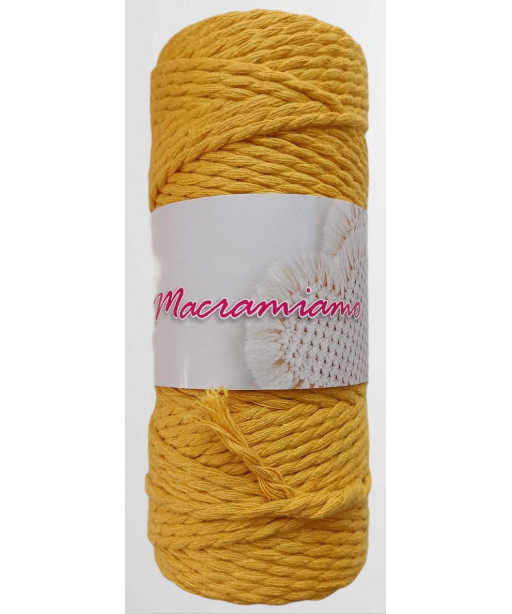 Macramè Macramiamo Ispe Ø 3mm 250gr Colore Giallo