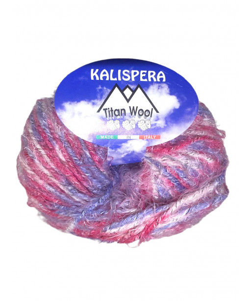 Gomitolo Lana Kalispera 50gr Mix Rosa Azzurro n°2