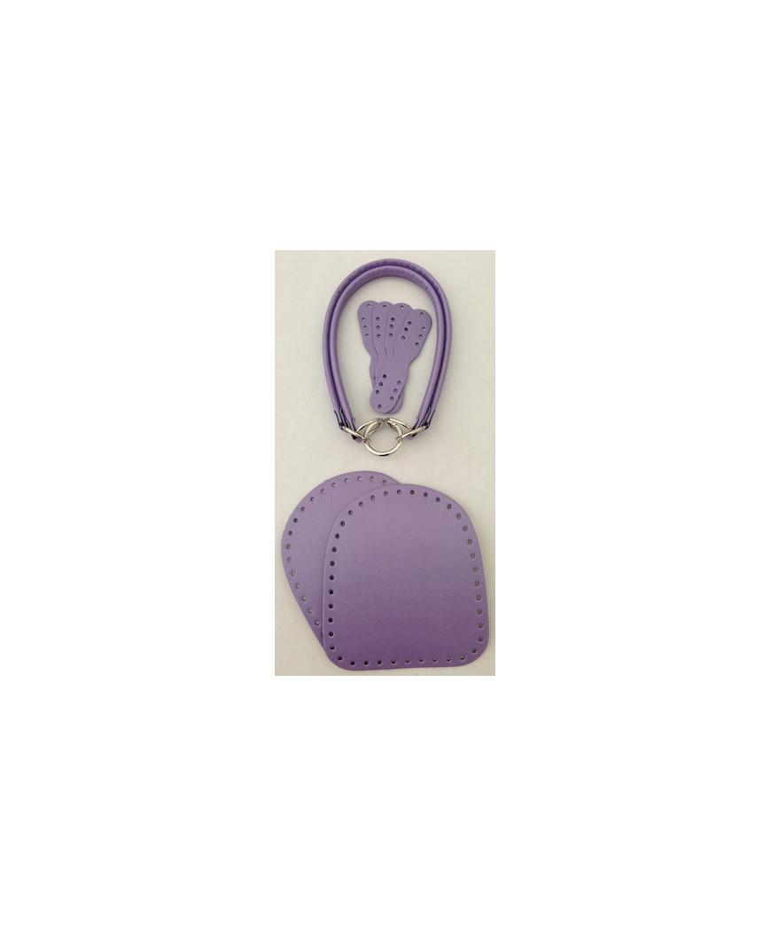 KIT BAULETTO ECOPELLE VIOLA