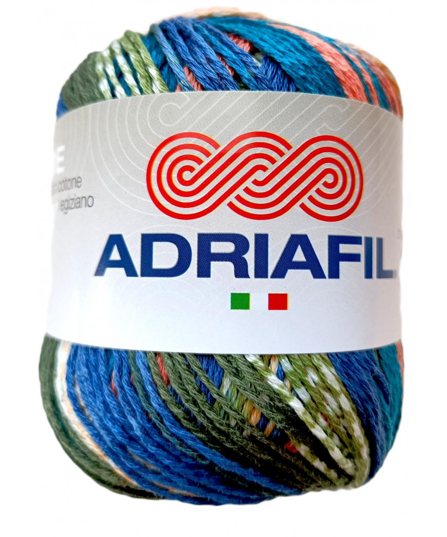 Adriafil Kimera 100% Cotone Egiziano, mercerizzato 50 gr. (135 mt.) Colore Mix 023