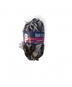 Gomitolo lana Maya 50gr, n°8 mix grigio/nero