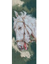 Canovaccio Quadro Per Ricamo Mezzo Punto 100%cotone 16x42cm/ca Cavallo