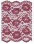 PIZZO ELASTICIZZATO CM 18 ROSSO
