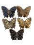 Applicazione Farfalla Specchio Con Strass cm 9x7 ca