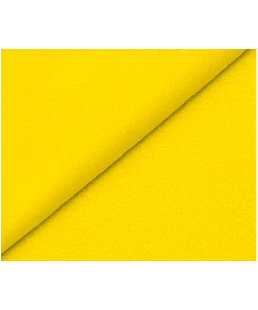 Tessuto Pile Antipilling Colore Giallo Misura 100x150 cm