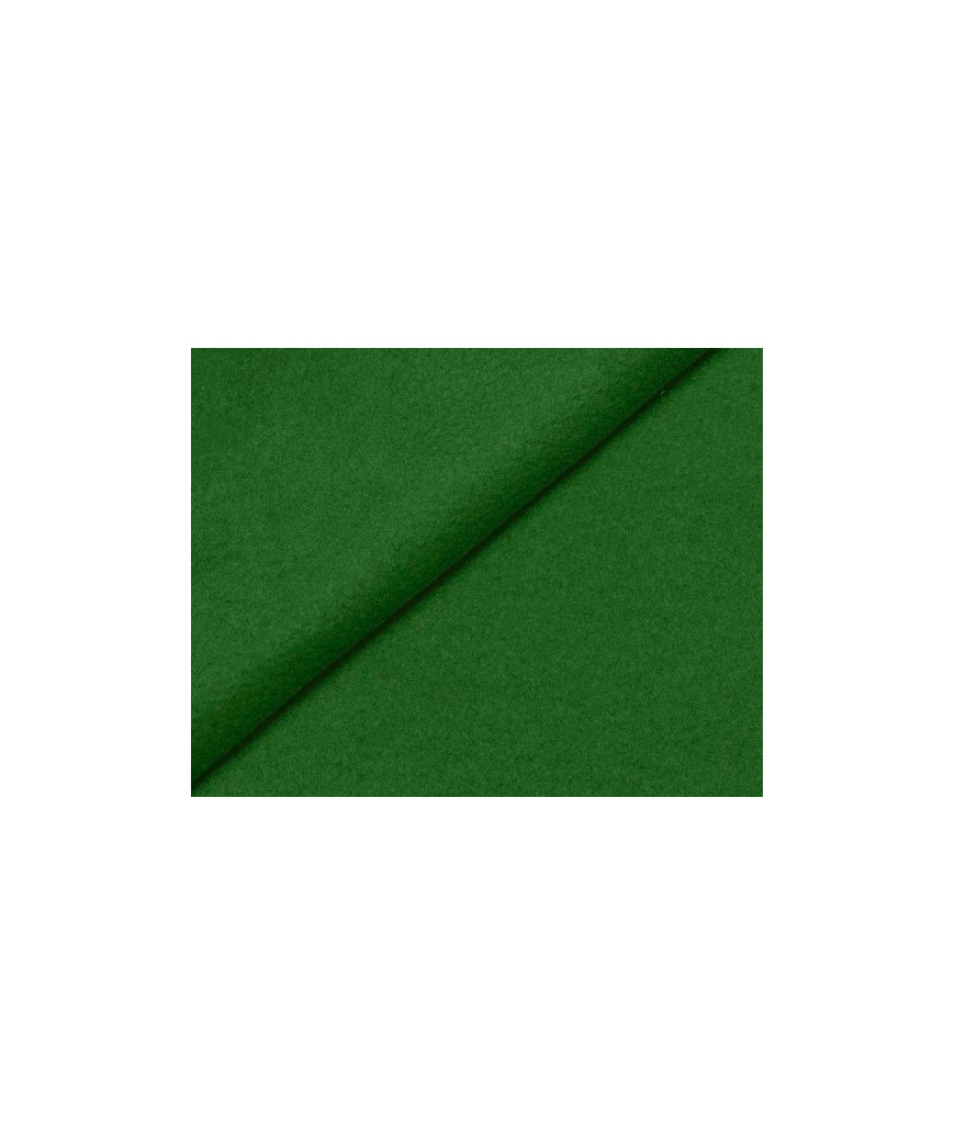 Tessuto Pile Antipilling Colore Verde 100x150 cm