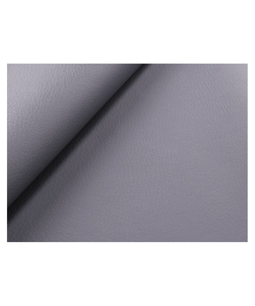 Tessuto Ecopelle Spessore 1mm c/a  Prezzo per 50XH140 Colore Grigio sc