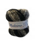 Gomitolo lana Madesimno 3.0 Silke 150g mix nero/grigio n°60