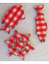 SET 3 PZ MARE ROSSO QUADRATO