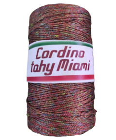 Cordino per Intreccio e Borse Tahiti Miami Colore Rame Mix Multicolor