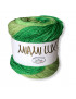 Gomitoli Miami Lux 150g, mix verde/verde chiaro n°5