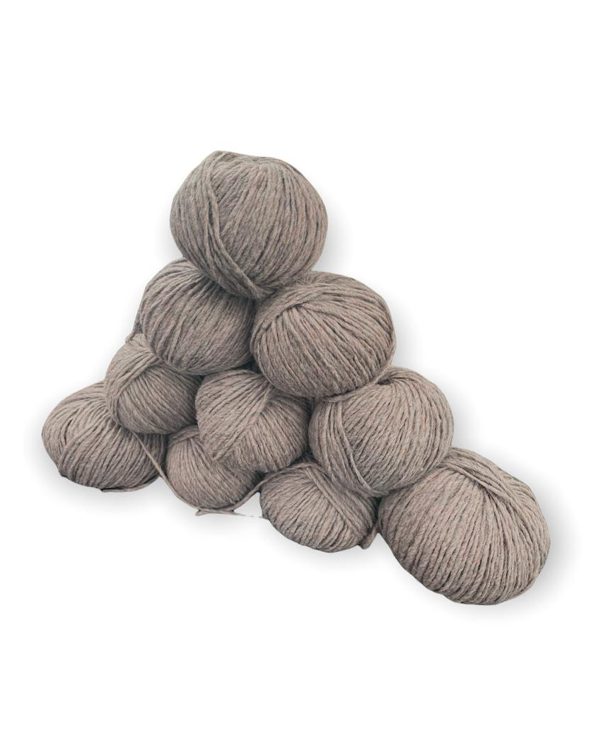 Gomitoli Lana stock mohair"lady bug" 10pz grigio melange