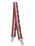 Tracolle Per Borse Tessuto Regolabile da 68 a 124 cm Larghezza cm 4 Gancio OroColore Rosso/Bianco/Blu con Stelle