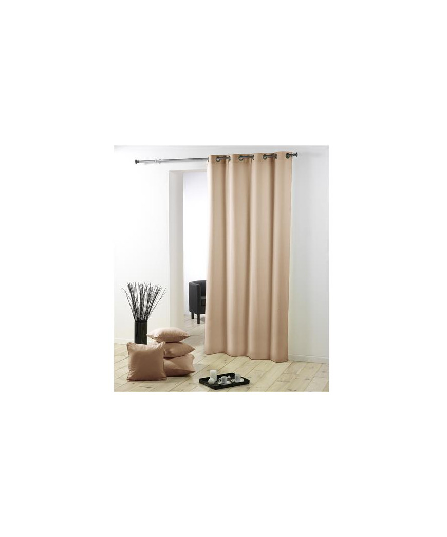 Tenda  Con Anelli Cm.140 X 280 Colore Beige