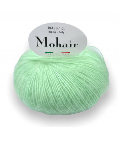 Filato lana Mohair 50g-175mt Colore  Verde n°18 Ferri Consigliati n°2,5-3
