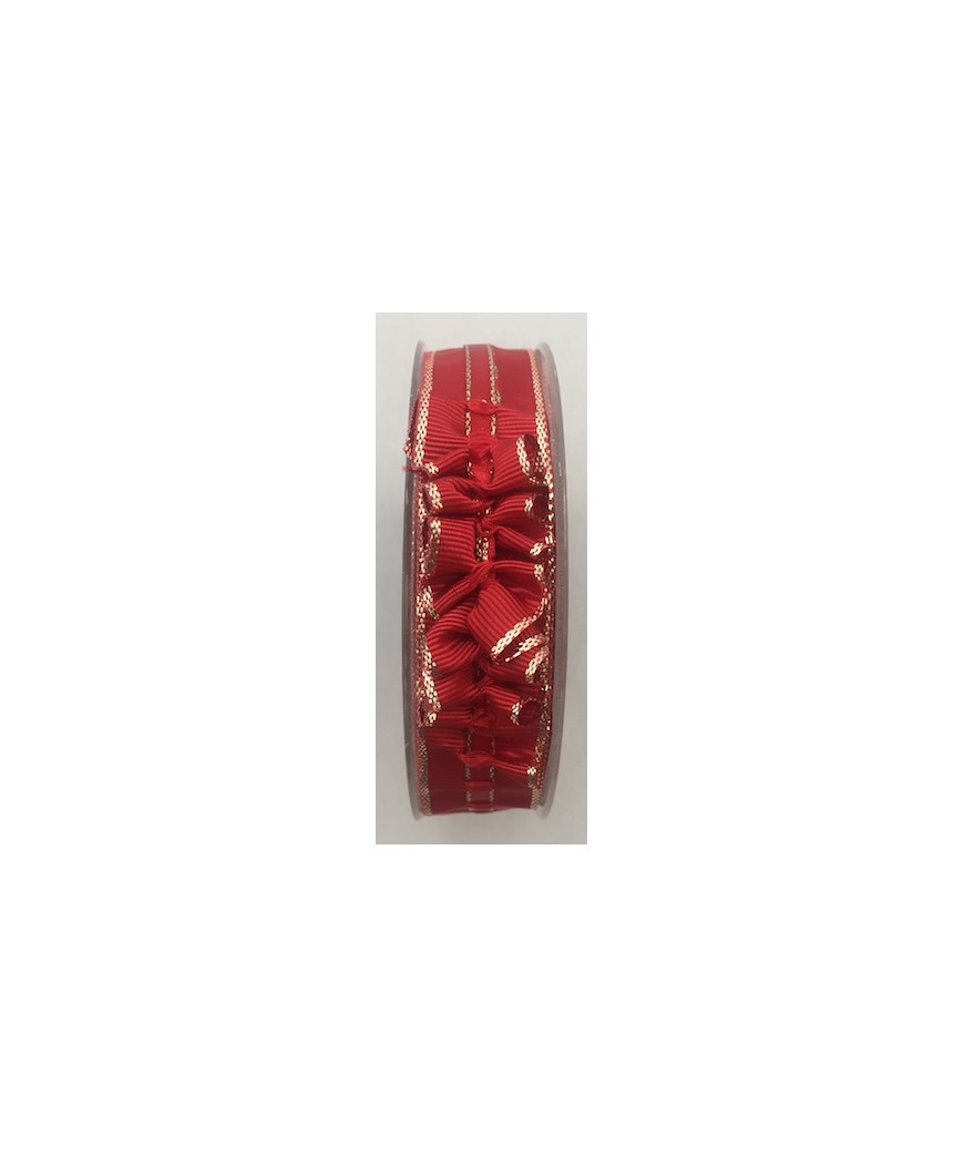 NASTRO ANIMATO ROSSO E ORO